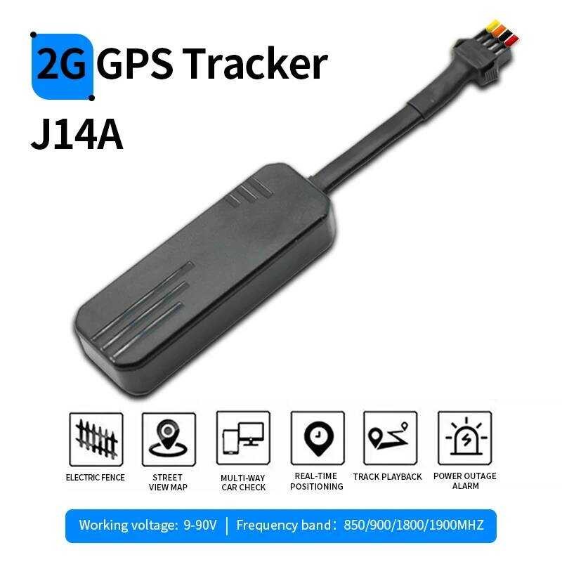 2G J14 9-90V ยานพาหนะ ACC GPS Tracker Global Realtime ติดตามตัดการใช้หลาย Anti-theft Al รถ Locator