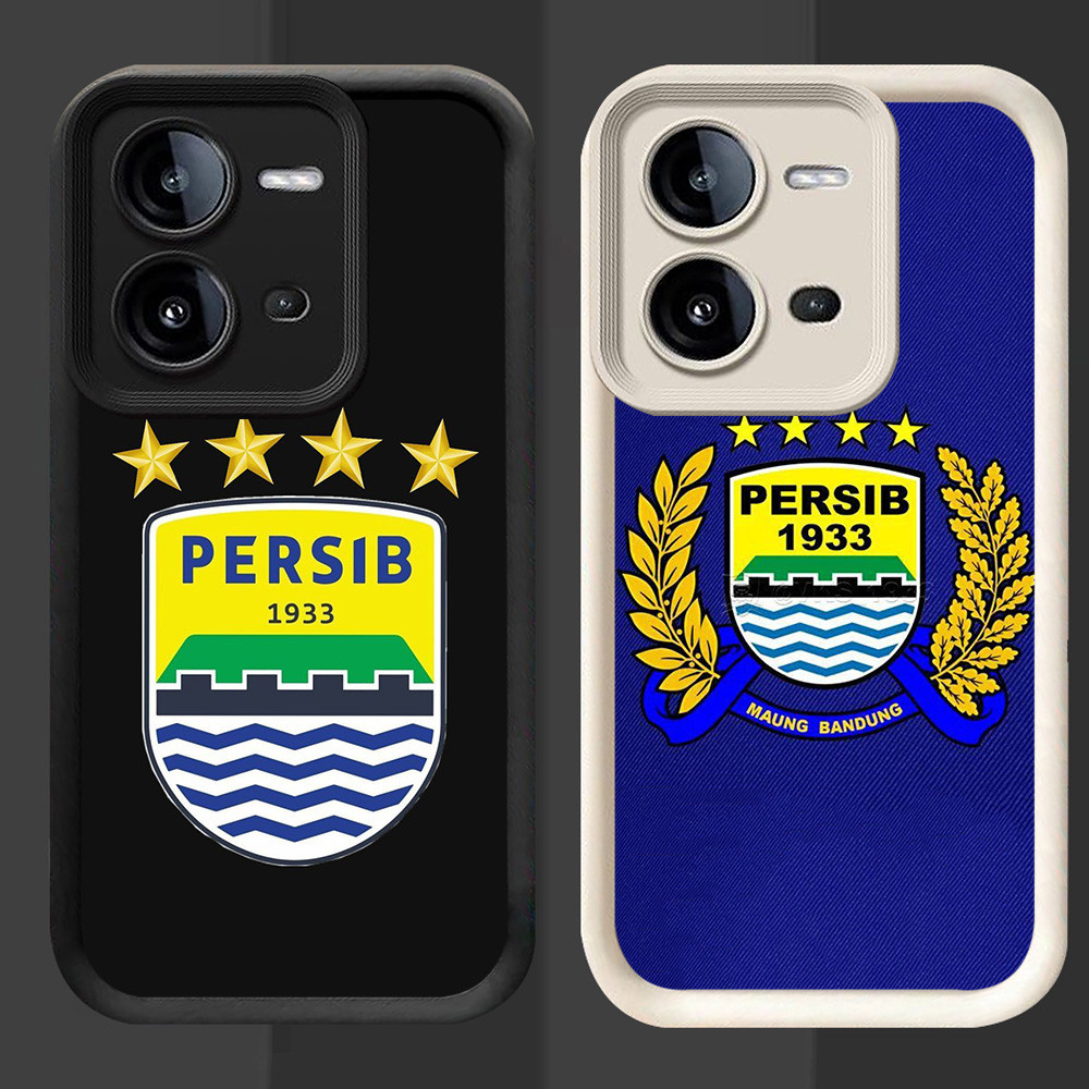 R7 Persib Casing สําหรับ VIVO Y17S Y28s V25 Y28 V25E สีดําและสีขาว