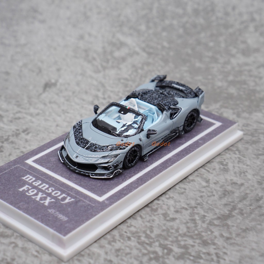 MJ 1: 64 Ferrari sf90 F9XX MANSORY โมเดลรถโลหะผสมเครื่องประดับคอลเลกชัน
