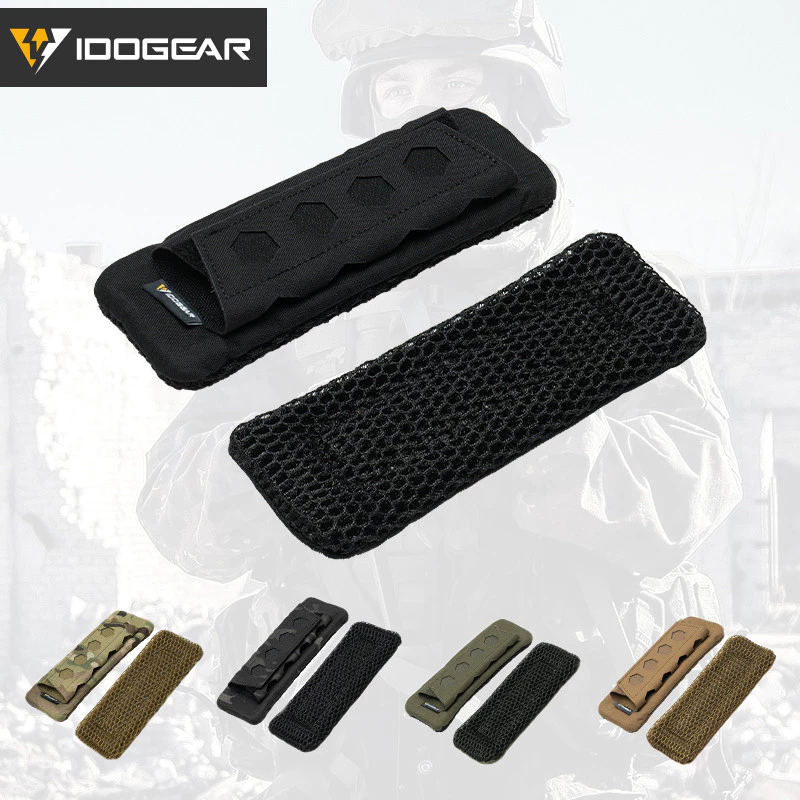 IDOGEAR แผ่นรองไหล่แบบยุทธวิธี สำหรับ FCSK FCPC JPC ป้องกันการลื่นและการกระแทก ขนาดมาตรฐาน