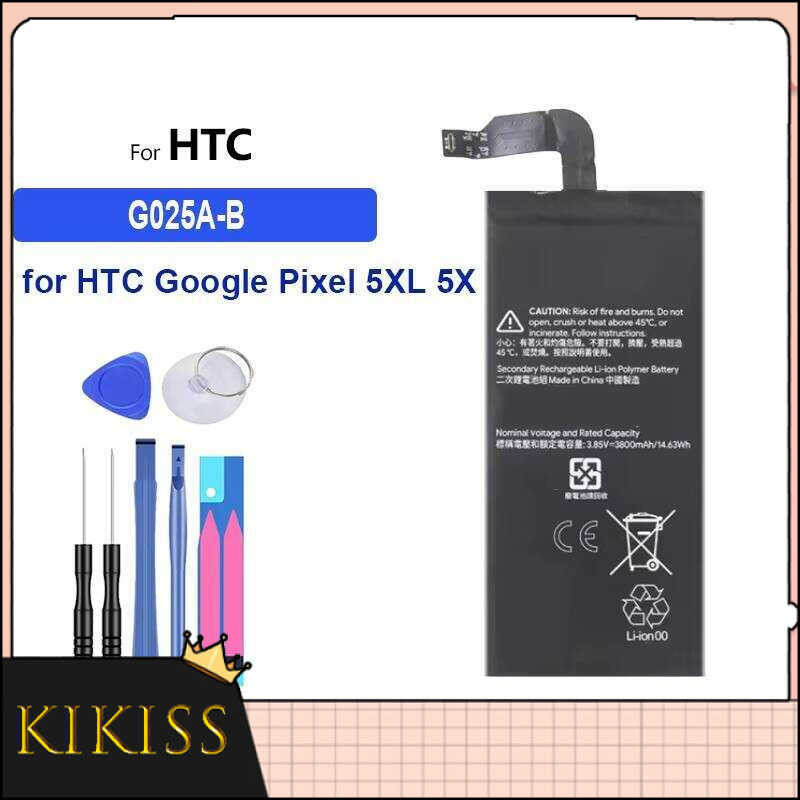 Battery G025A-B 3800mAh For HTC Google Pixel 5XL 5X