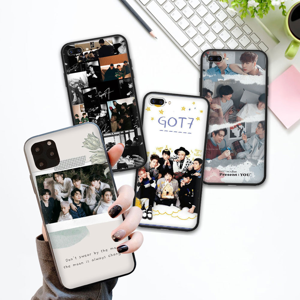 OPPO A5S A3S A12E A37 A39 A57 A7 2018 A59 F1S F3 A83 A1K R9 R9S ปกอ่อนกรณี E587 Got7 ซิลิโคนเคสโทรศั