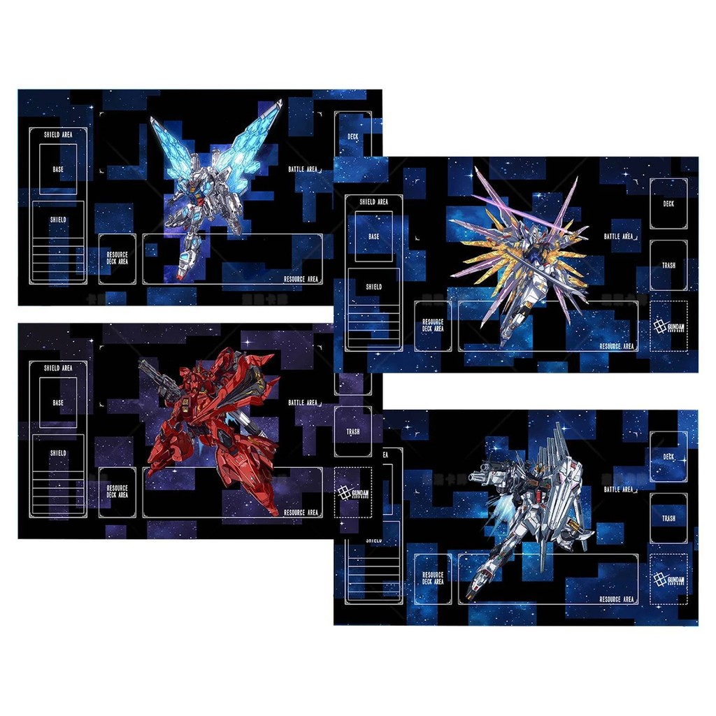 600X350X2Mm Diy Gundamed Gcg Card Battle Mat Gcg ผู้เล่นเดี่ยวเกมกระดานการ์ด Battle Card Pad อะนิเมะ