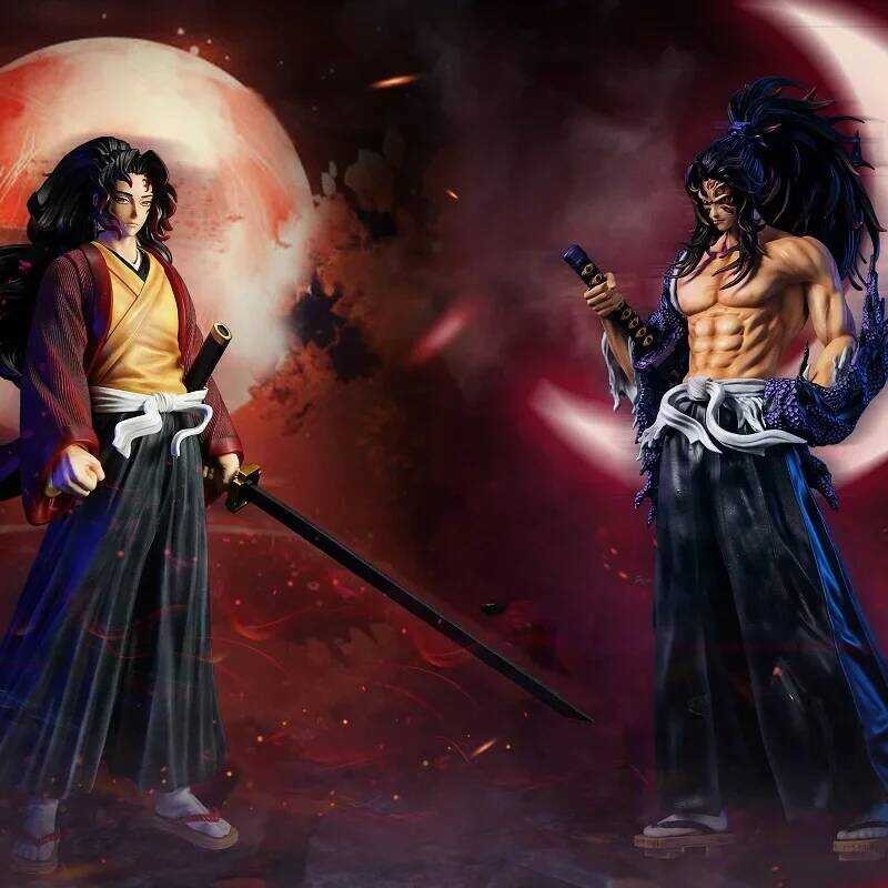 C Anime Demon Slayer Kimetsu No Yaiba Figure Giyuutarou Daki Kokushibo Tsugikuni Yoriichi Douma Ino