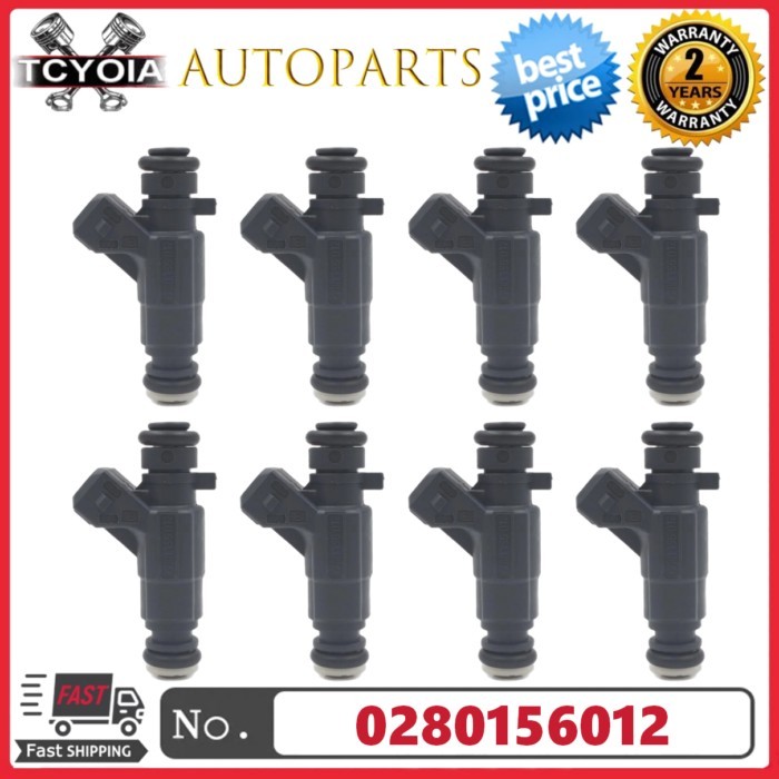 4/6/8pcs Fuel Injectors Nozzles 0280156012 99660613200 For PORSCHE 911 996 GT2 GT3 3.6 TURBO 1999-2