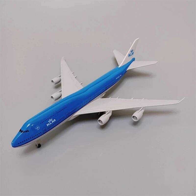 C B747 KLM Aires 1/400 Diecast Metal Airplane Model With Stand Holland 747 Model Plane Alloy Displa