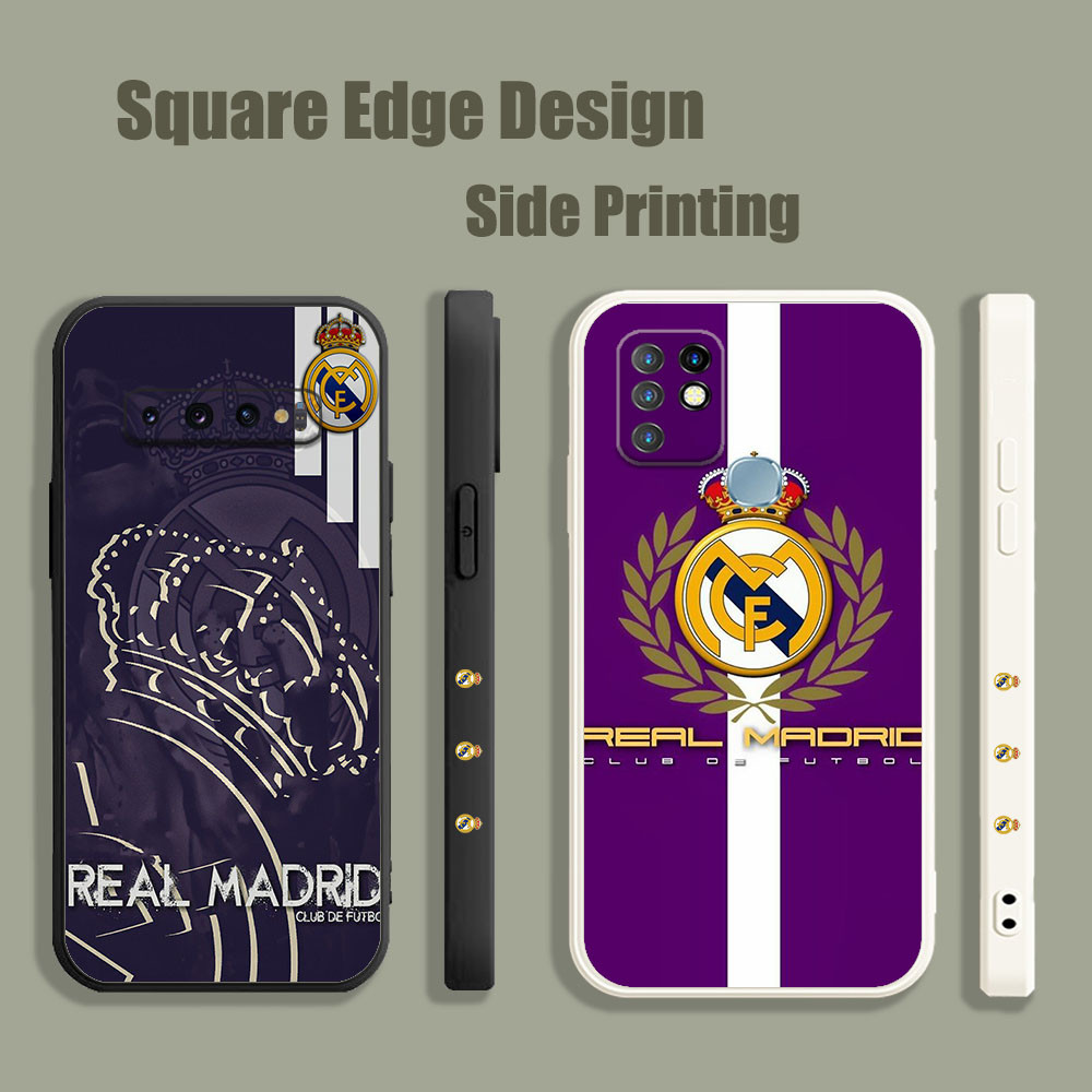 SAMSUNG สําหรับSamsung A22 A23 A13 4G A03 A23 A13 A22 A33 5GReal Madrid Fcโลโก้KMJ85 เคสโทรศัพท์สแคว