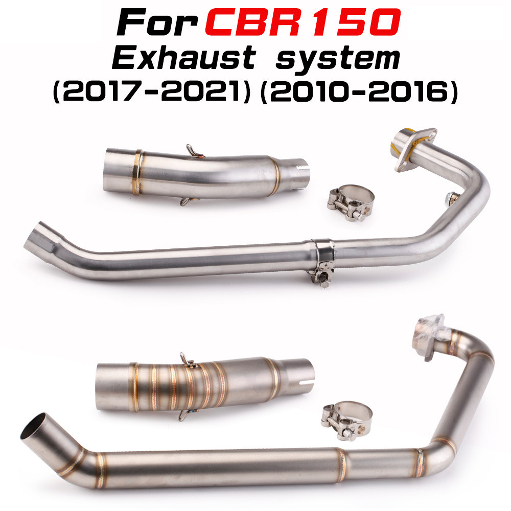 สําหรับ CBR150 CBR125 CBR125R CB125R CBR150R CB150R รถจักรยานยนต์ไอเสียดัดแปลงกลางด้านหน้า Link ท่อ