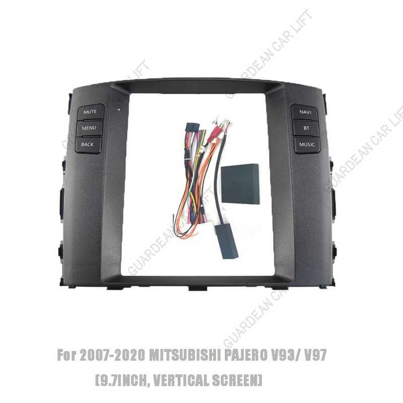 เหมาะสําหรับ MITSUBISHI PAJERO 07-20 MITSUBISHI PAJERO V93/V97 กรอบแผงนําทาง Android