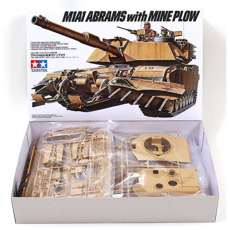 แทมิย่า 35158 1/35 รถถังหลัก M1A1 Abrams ของสหรัฐฯ
