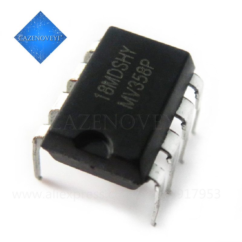 10 ชิ้น LMV358P LMV358 LMV 358 DIP-8 ในสต็อก