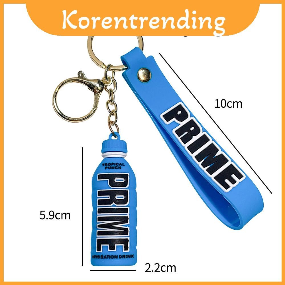 Prime Drink อินเทรนด์ขวดพวงกุญแจสนุกยางนุ่ม Pvc ของขวัญสําหรับเครื่องประดับวันเกิด