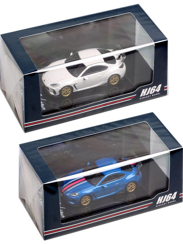 HJ1/64 Subaru BRZ STI Subaru โมเดลรถจําลองคอลเลกชันแบบคงที่งานอดิเรกญี่ปุ่น