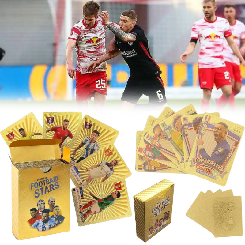 League Uefa Europa World Football Stars Card Collection สําหรับกีฬาและความทรงจํา Trading