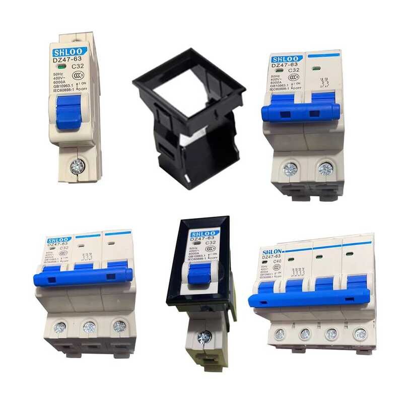 DZ47LE เบรกเกอร์เปิดอากาศในครัวเรือน-DZ47LE พร้อมสวิตช์ป้องกันการรั่วไหล 3P + N63A