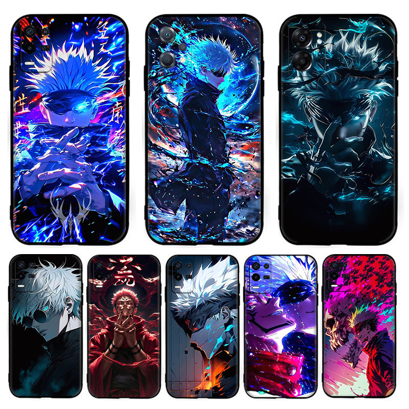 O-3 Cartoon Cool Anime Jujutsu Kaisen Gojo Satoru สําหรับ Realme 12 + 13 note50 note60 60X X Lite XT