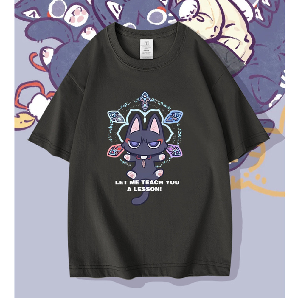 T-Shirtเสื้อยืดน่ารัก Genshin ผ้าฝ้ายแท้ XXL ส่งเร็ว จัดส่งจากไทย S-5XL