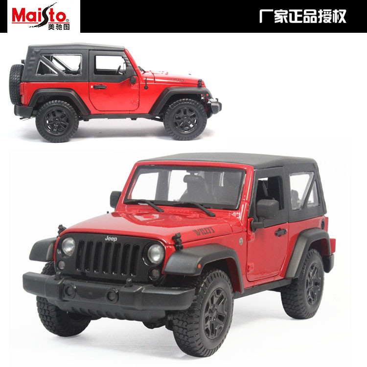 Maisto Maisto รูปที่ 1: 18 Original JEEP Willis Off-Road จําลองรถรุ่น