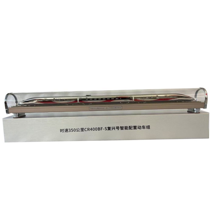 1: 87 160 การฟื้นคืนชีพรางความเร็วสูงหมายเลข CR400AF-S ชุดรถจักรยานยนต์การกําหนดค่าอัจฉริยะจําลองรถไ