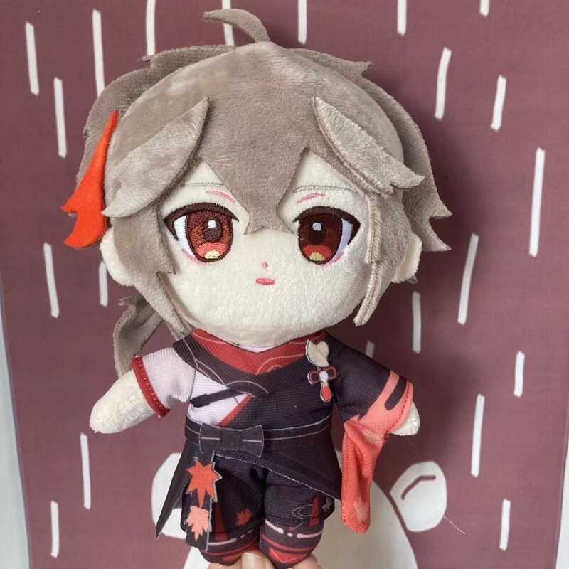 C Game Anime Genshin Impact Plush Doll Toy 20Cm Kaedehara Kazuha Xiao Cosplay Cute Soft Stuffed Pil