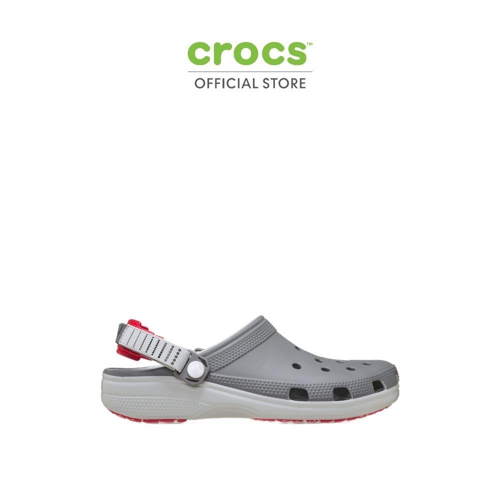 ♞CROCS รองเท้าลำลองผู้ใหญ่ CLASSIC TURBO CLOG รุ่น 211287-0DA - SLATE GREY KHF