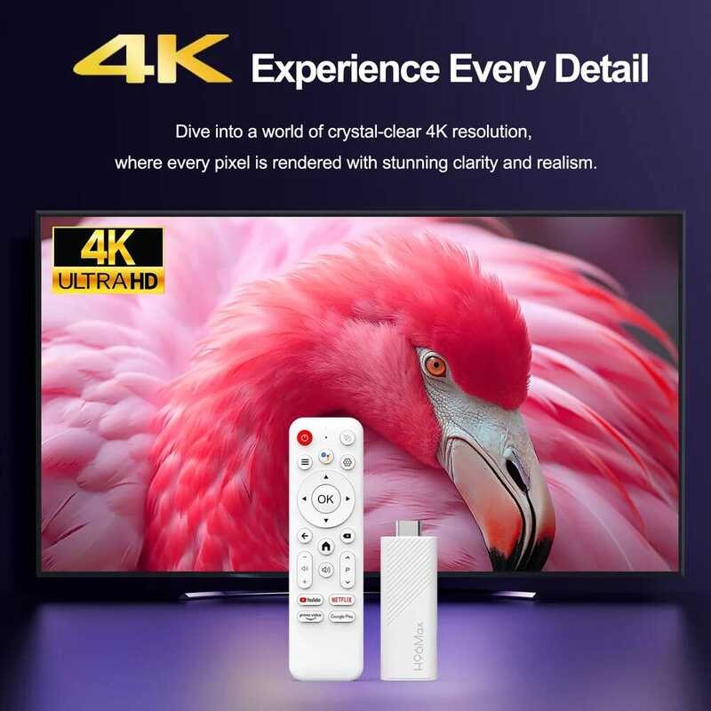 ▥ Android TV Stick H96 Max H313 Allwinner Quad Core 4K HDR Wifi6 Wifi 2.4G RAM 2Gb ROM 16Gb เกม