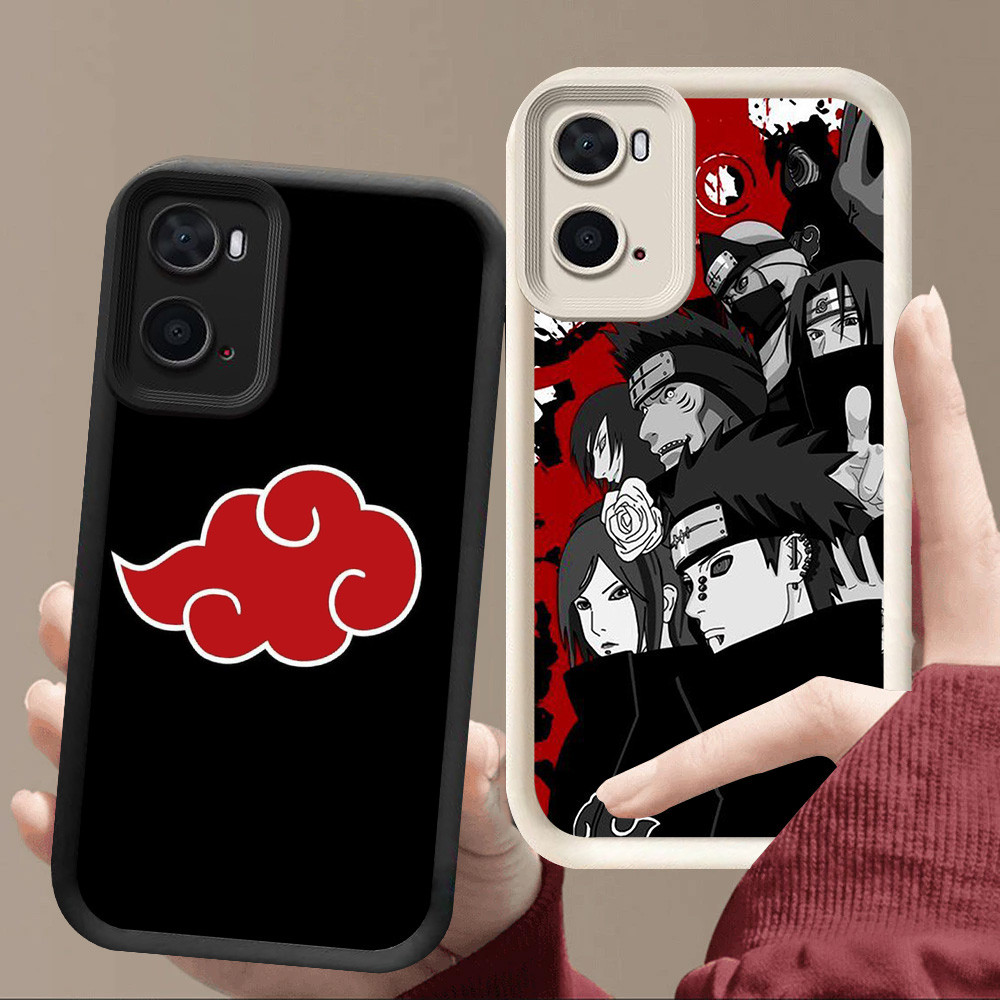R104 Naruto AkatsukiปลอกสําหรับRealme A77 A77s A96 Realme C33 9iสีดําและสีขาว