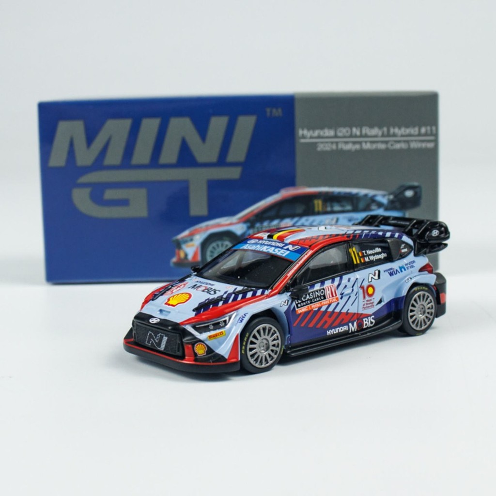 พร้อมสต็อก TSM MINIGT 1: 64 Hyundai Hyundai i20 N Rally Rally Hybrid 871 โมเดลพิมพ์นอก
