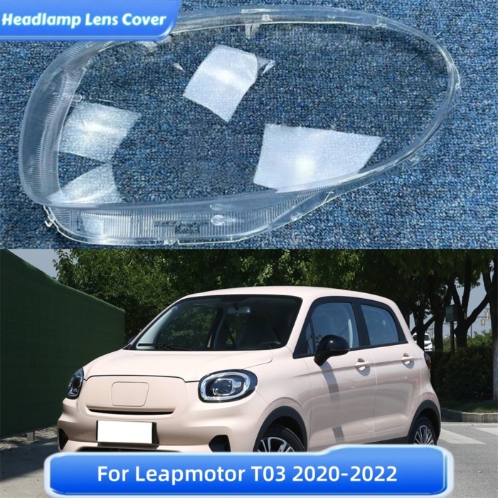 For Leapmotor T03 2020 2021 2022 Car Accessories Lights Cover Headlight Cover Car Front Headlight L