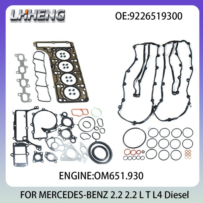 Engine Full Gasket Set For MERCEDES-BENZ A-CLASS B-CLASS GLA-CLASS 2.2L 2.2 L T L4 Diesel 11-19 OM6