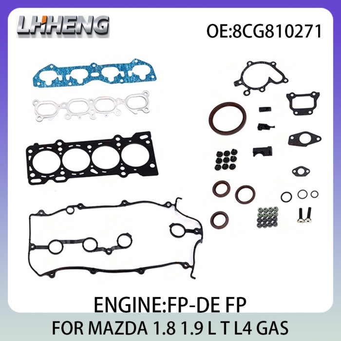 Engine Full Gasket set For MAZDA 323 626 PREMACY 1.8L 1.9L 1.8 1.9 L T L4 GAS 97-04 FP-DE FP 8CG810