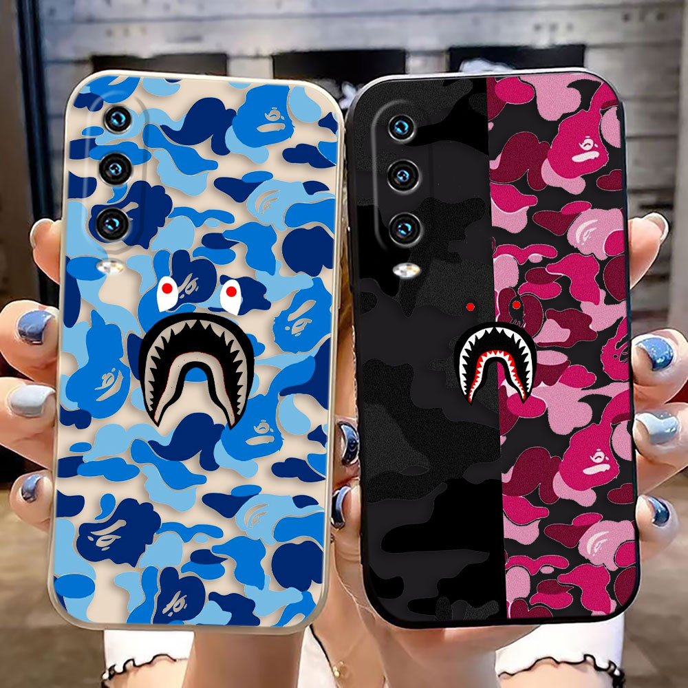 Camouflage BAPE Ritch Bath Coverเคสโทรศัพท์สําหรับHUAWEI MATE 20 NOVA 3I 7I 8I 9 PS P20 P30 P40 Y7 Y