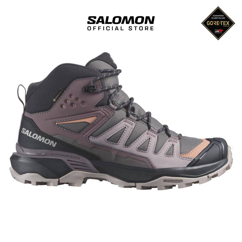 ♞,♘SALOMON X ULTRA 360 MID Gore Tex Women Hiking Boots L47448700 Official Store UHD