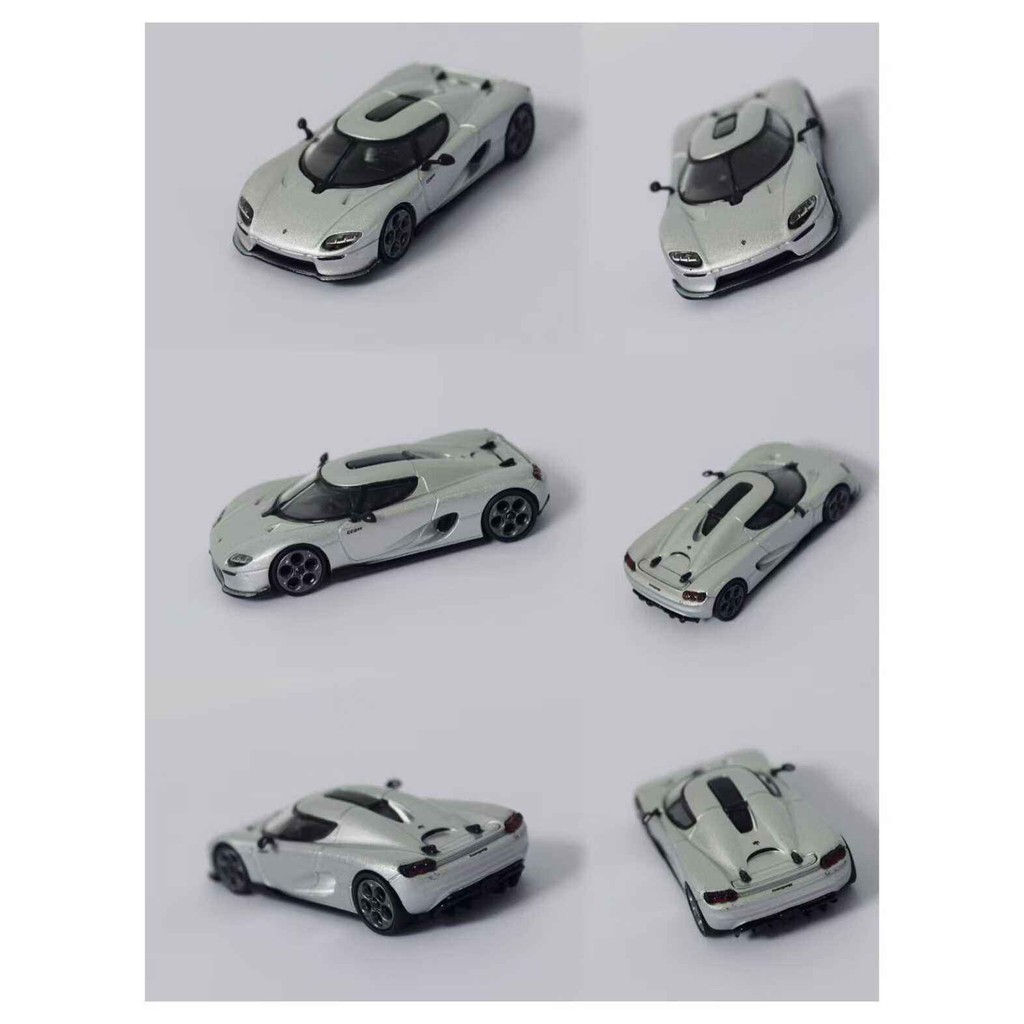 TW Tarmac 1: 64 Koenigsegg CC850 โมเดลรถโลหะผสม Silver Koenigsegg