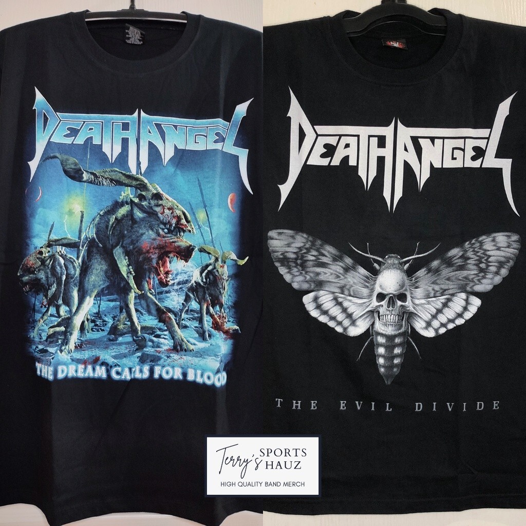 DEATH ANGEL BAND SHIRT ROCK YEAH ASSORTED DESIGNS
