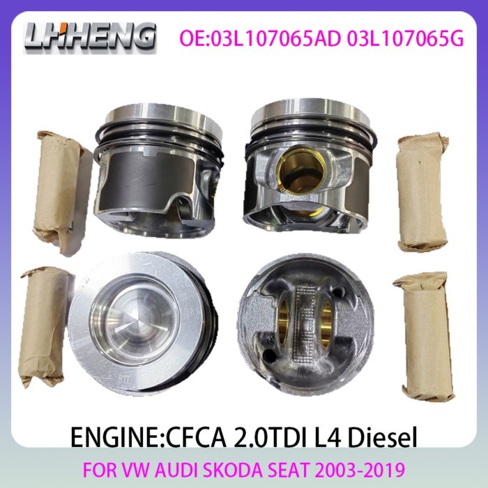 Engine Piston & Piston Ring set For VW MULTIVAN PASSAT JETTA GOLF AUDI A6 TT SEAT SKODA 2.0L 2.0 L