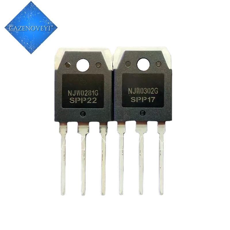 2 ชิ้น = 1 คู่ NJW0281G NJW0302G NJW0281 NJW0302 TO-3P