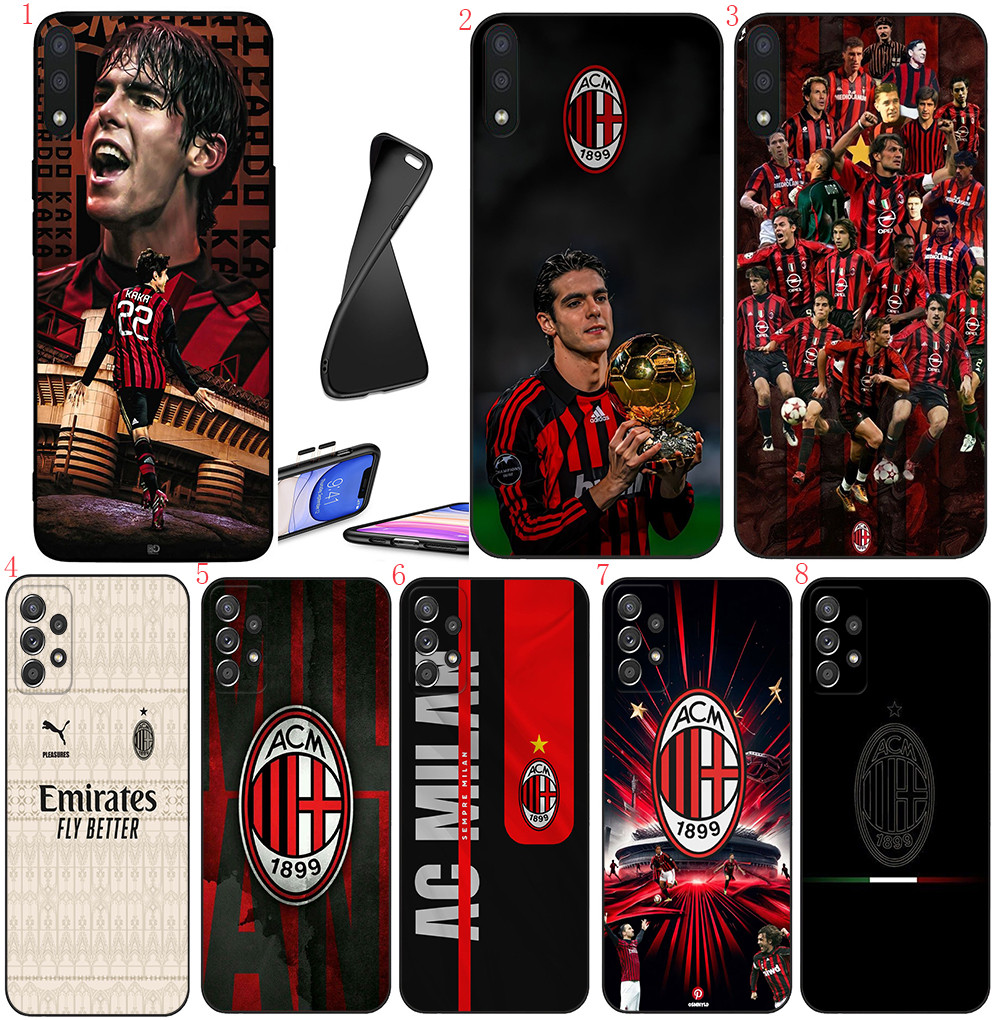 Samsung S30 Plus Ultra S24 Fe Plus Ultra S25 Pro Ultra edge A25 161MM T5 AC Milan Football Club เคสโ