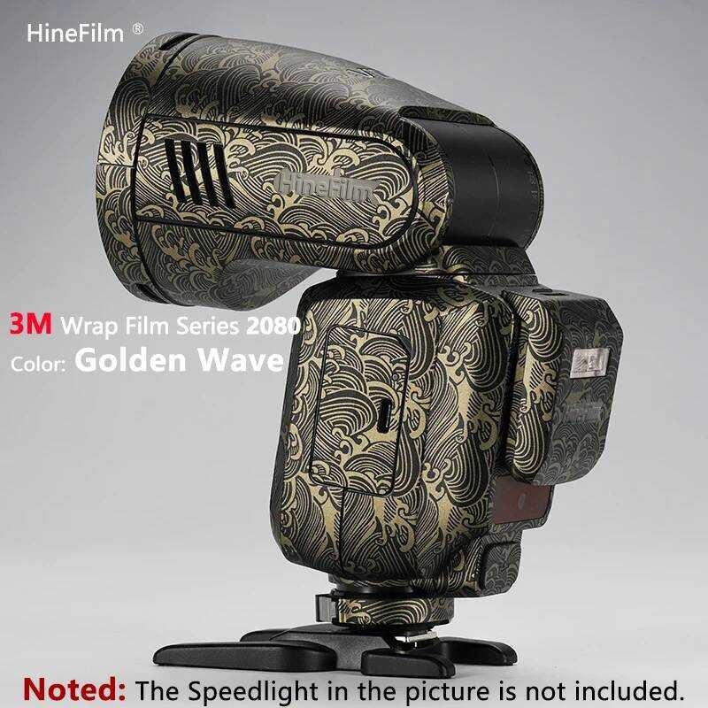 ▥ Hinefilm ผิวสําหรับ แฟลชผิวสําหรับ Godox กล้องแฟลช Speedlight สติกเกอร์ V100c V100s V100n V10