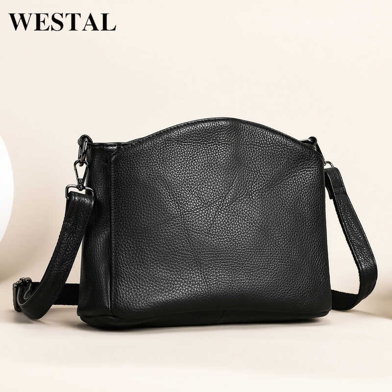 Temu กระเป๋า messenger หนังวัวคุณภาพดี นุ่มนวล สไตล์เรียบหรู