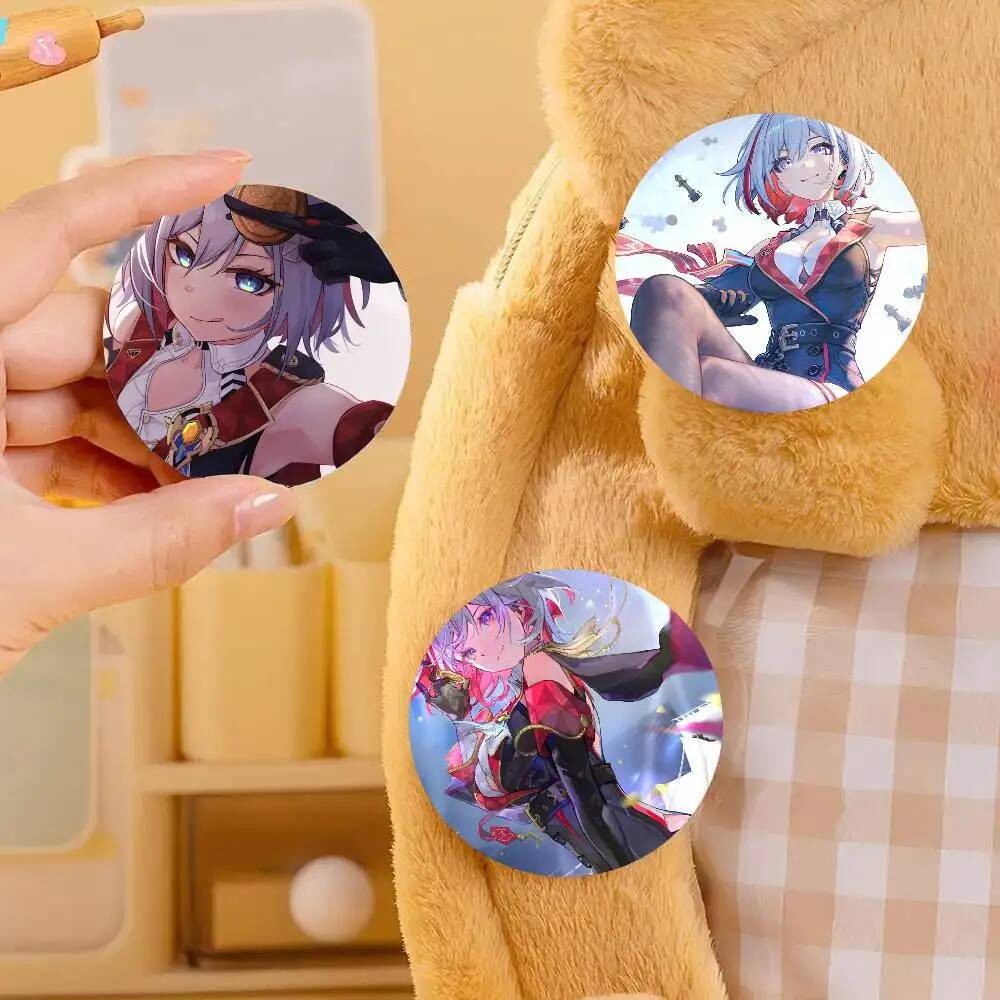 Topaz .BADGE จากเกม Honkai Star Rail ออกแบบจากอนิเมะ Honkai Star Rail เข็มกลัดสำหรับเสื้อและกระเป๋าเ