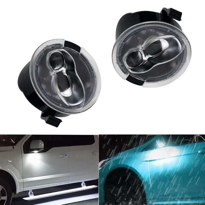 2pcs Full LED Side Mirror Puddle Lights For Ford F150 Edge Flex Taurus LED puddle light 5F1Z-13B375
