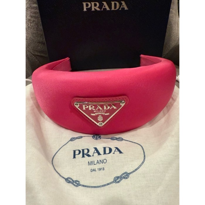 Prada Headband pink มือสอง