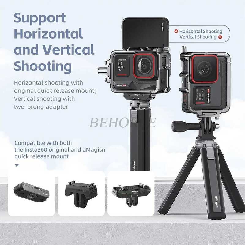 โครงโลหะกันกระแทกสำหรับ Insta360 Ace Pro