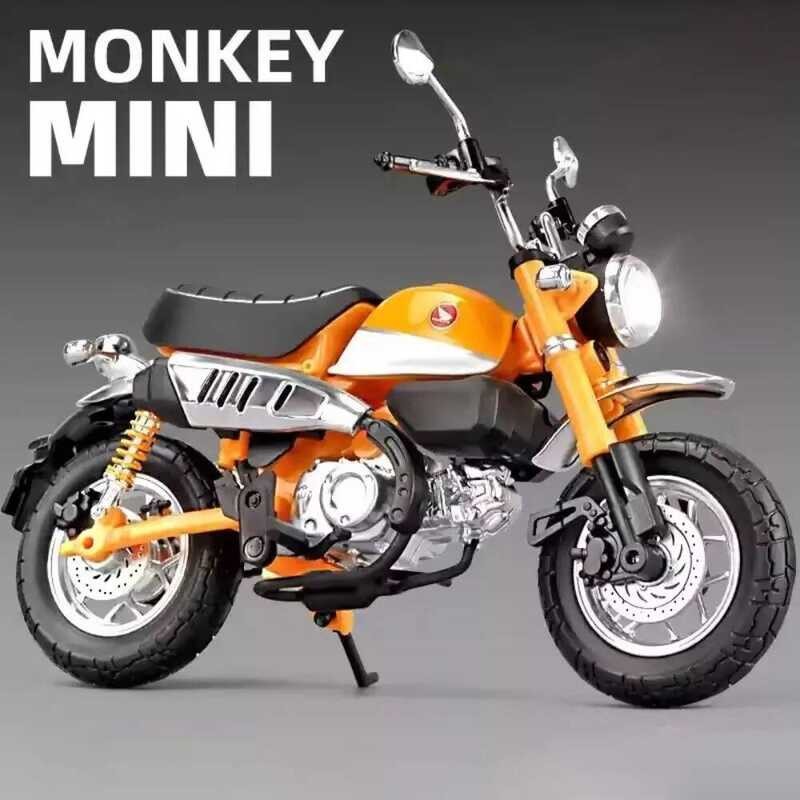 C C 1: Scale Honda Little Monkey Cbr1000rr Motorcycle Model Toy Metal Diecast Retractable Tripod Sh