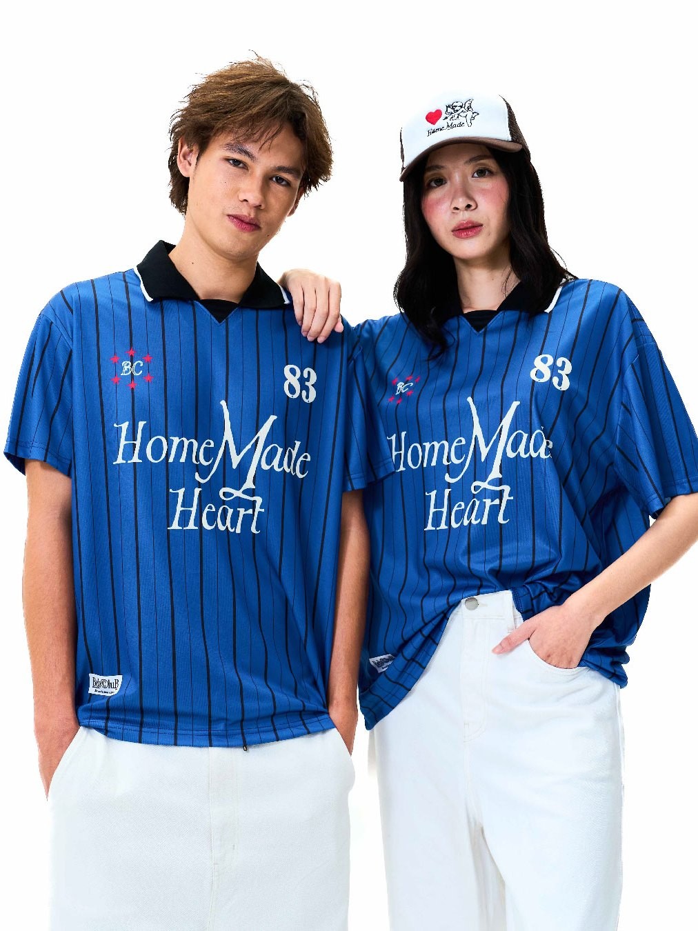 BEB CLUB HomeMade Jersey เสื้อกีฬาโปโลสีน้ำเงินเบ็บคลับ
