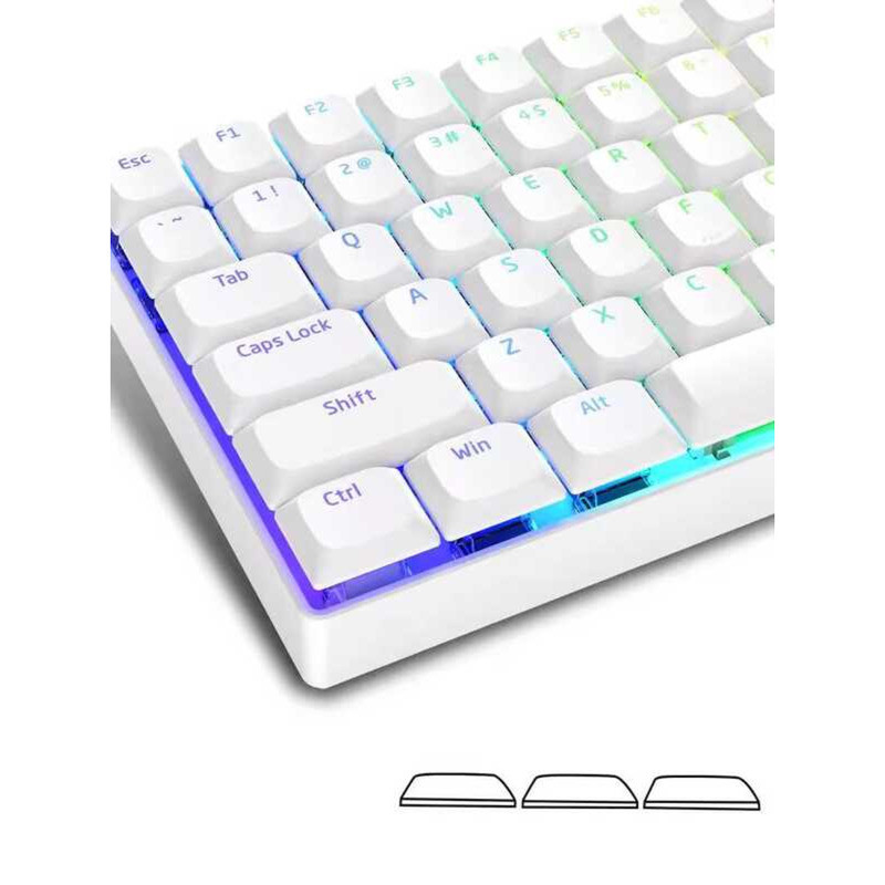 X XVX < Horizon V2 > Series Low Axis ความสูง PBT วัสดุโปร่งแสงแกะสลัก Office Gaming Confiation Keyca