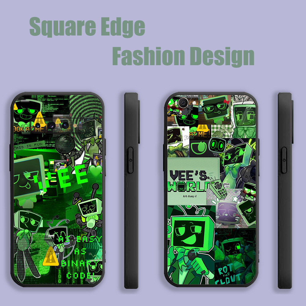 เคสสําหรับ iPhone 17 16 15 Pro Max 16E 17 Air Vee Dandys World Plus น่ารัก Vee HFV05 เคสโทรศัพท์ขอบส