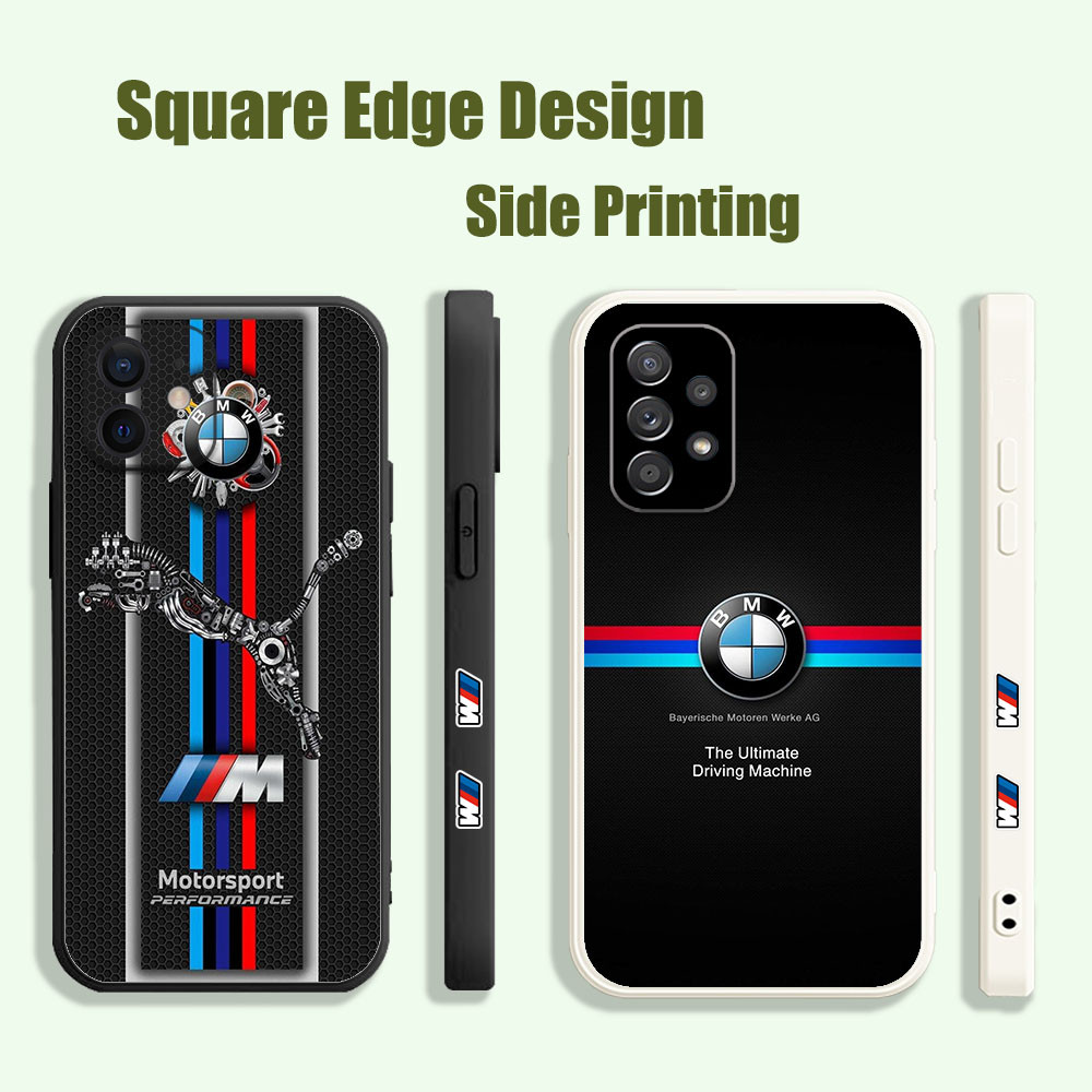 ปลอกสําหรับ OPPO Reno5 Z OPPO A94 A8 A31 A5 2020 A1K A7X A52/A72/A92JDM Racing รถ BMW M คาร์บอน PUMA