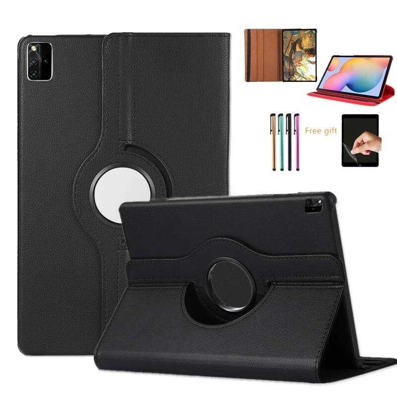 สําหรับ MatePad 12.6 กรณี 2021 WGR-W09 W19 360 หมุน PU หนังสําหรับ Hwei Mate Pad Pro 12 6 แท็บเล็ต